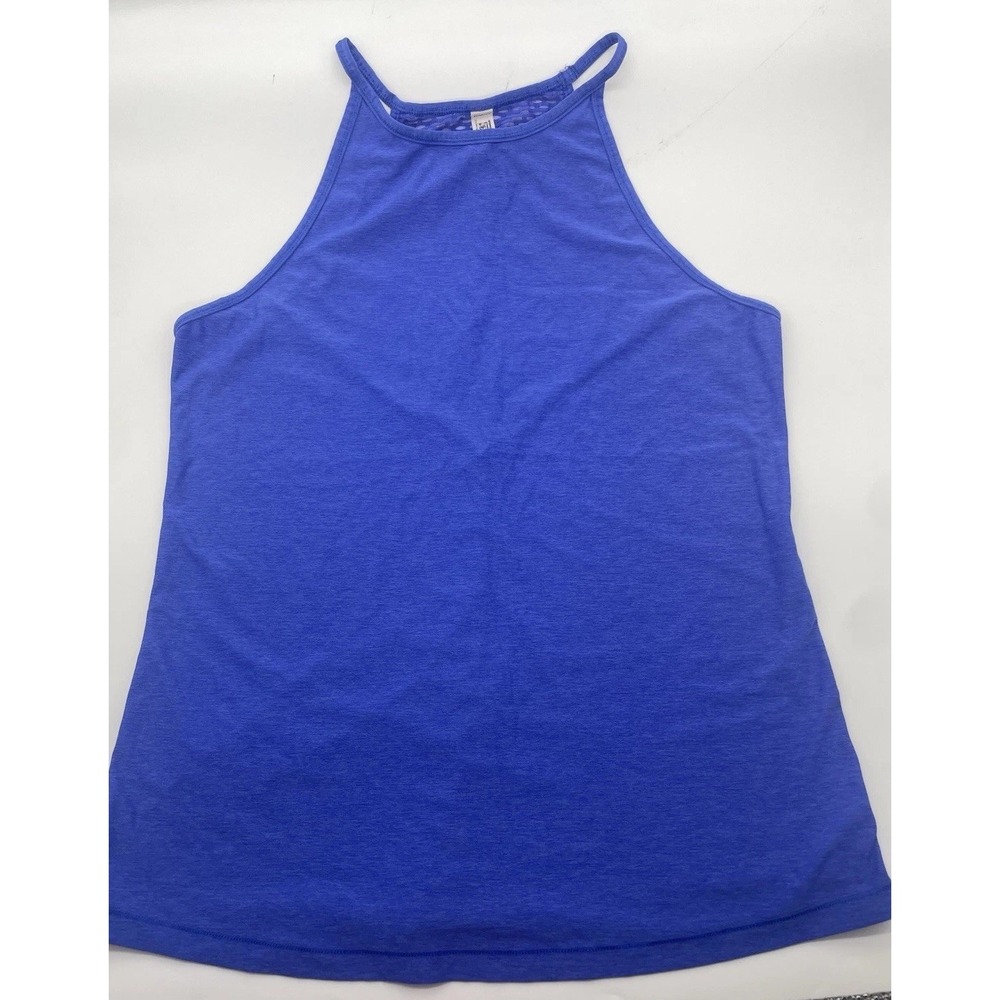 Reebok‎ Womens Running Tank Top Blue Sz M Racerback Athletic Yoga Sport Beach